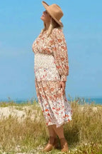 Plus Size Maxi Dresses Autumn Elegance Maxi Dress