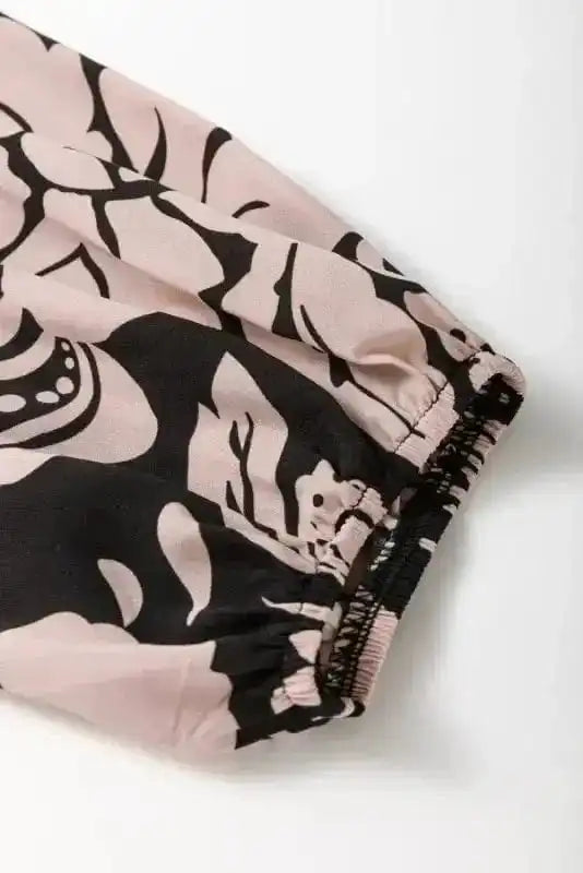 Plus Size Maxi Dresses Floral Grace Collared Maxi Dress