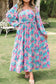 Plus Size Maxi Dresses Floral Serenity Plus Maxi Dress