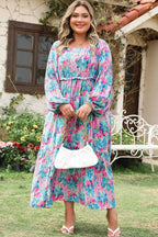 Plus Size Maxi Dresses Floral Serenity Plus Maxi Dress