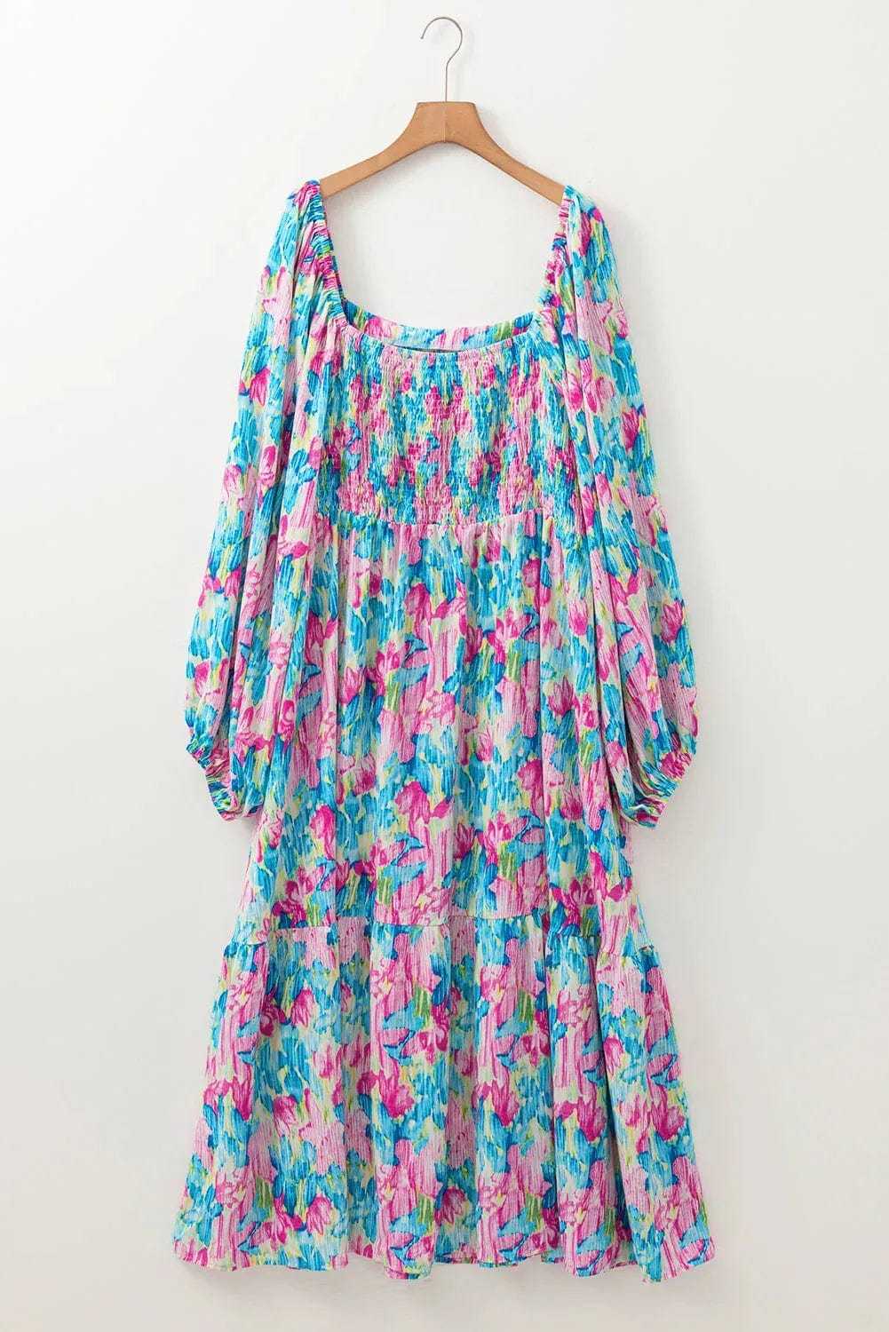 Plus Size Maxi Dresses Floral Serenity Plus Maxi Dress