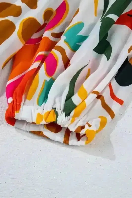 Plus Size Maxi Dresses Orange Floral Plus Size Dress