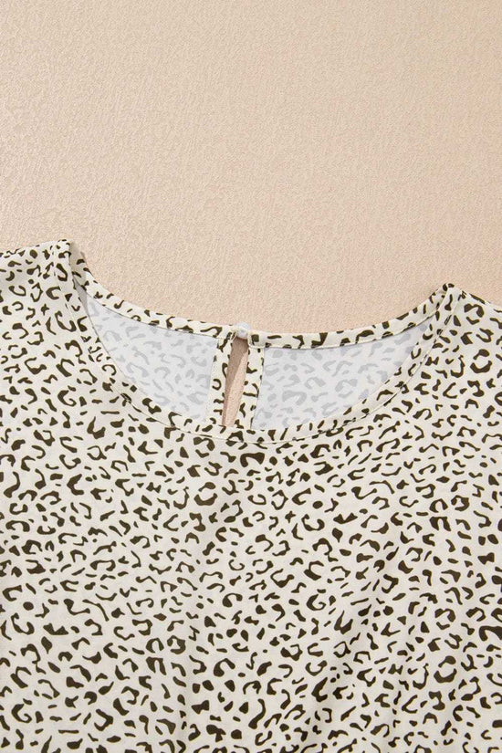 Plus Size Midi Dresses Leopard Luxe Flared Dress - Midi Plus Size