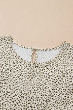 Plus Size Midi Dresses Leopard Luxe Flared Dress - Midi Plus Size