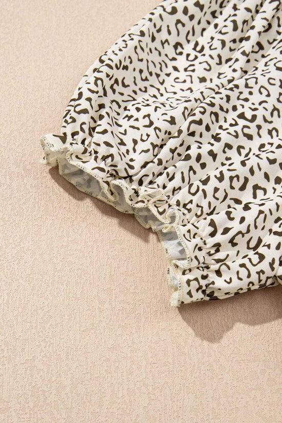 Plus Size Midi Dresses Leopard Luxe Flared Dress - Midi Plus Size