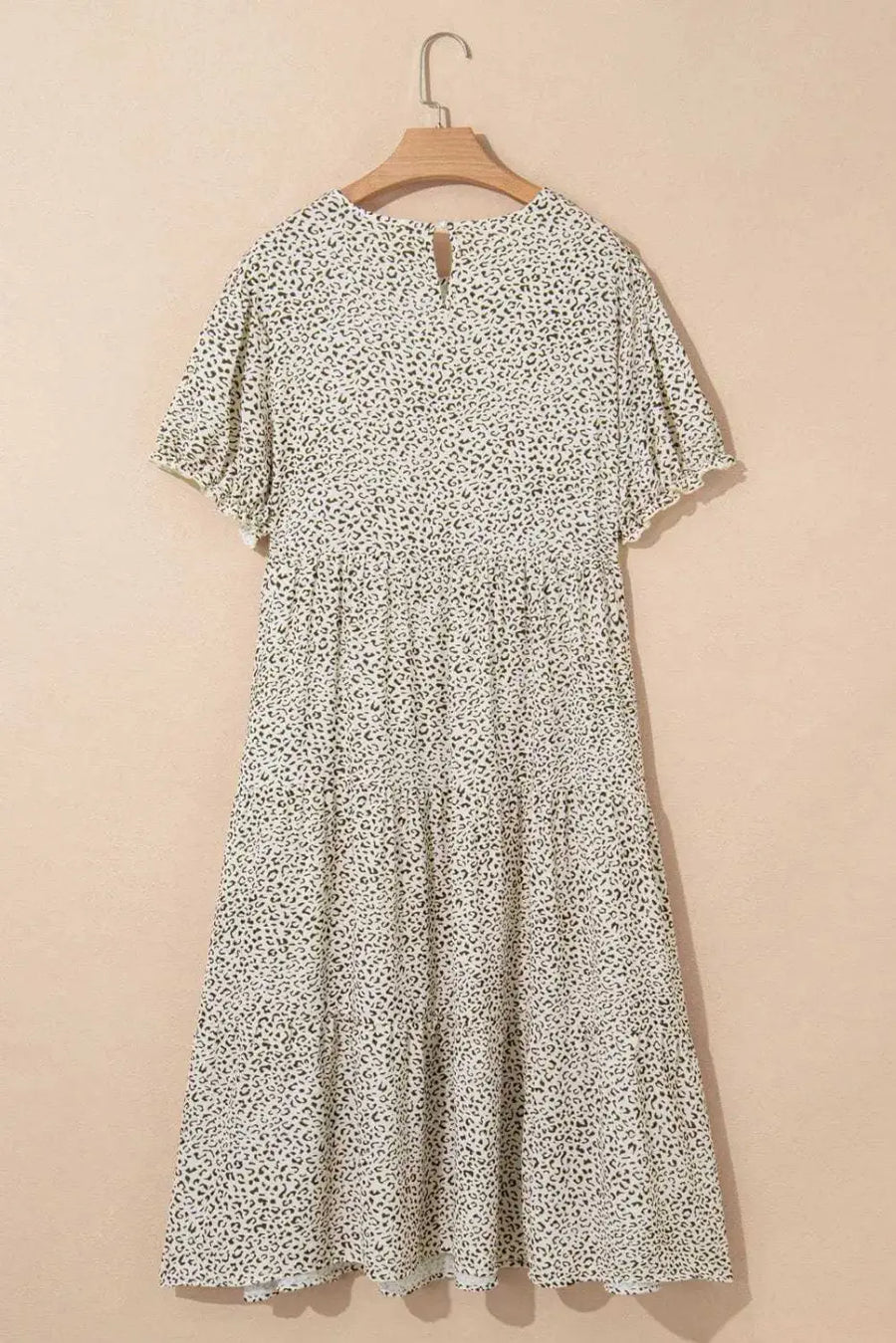 Plus Size Midi Dresses Leopard Luxe Flared Dress - Midi Plus Size