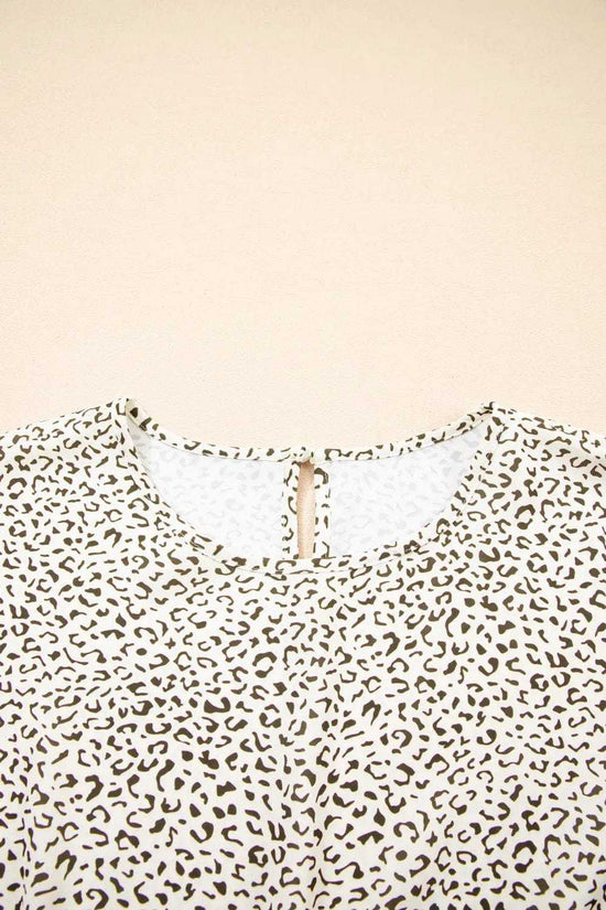 Plus Size Midi Dresses Leopard Luxe Flared Dress - Midi Plus Size