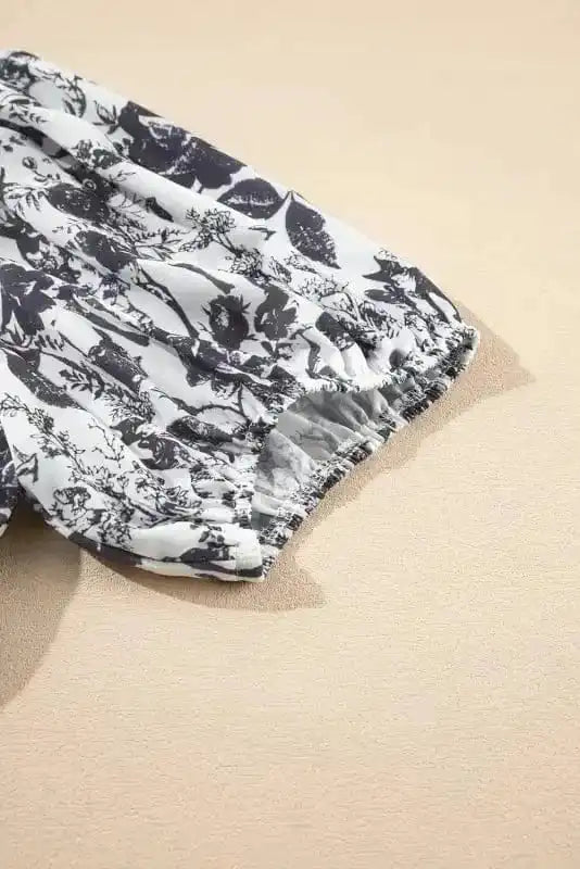 Plus Size Midi Dresses Petal Puff Bow Midi Dress - Elegant and Playful