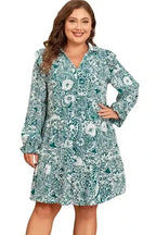 Plus Size Mini Dresses Blooming Beauty Plus Dress