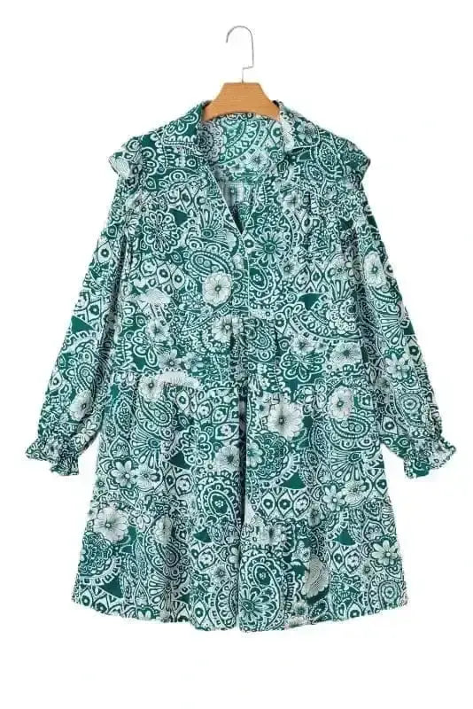 Plus Size Mini Dresses Blooming Beauty Plus Dress