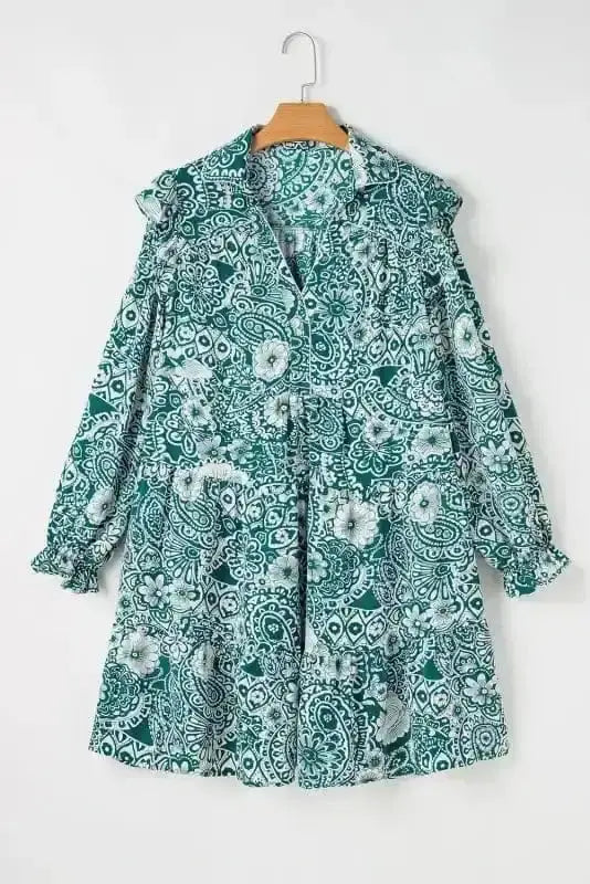 Plus Size Mini Dresses Blooming Beauty Plus Dress