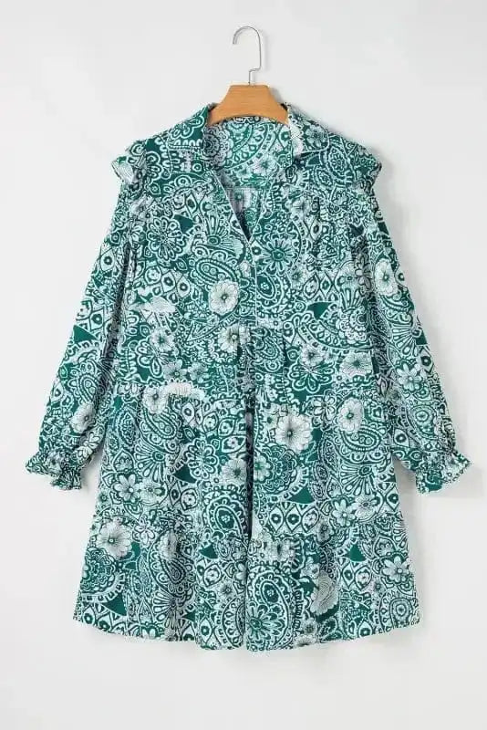 Plus Size Mini Dresses Blooming Beauty Plus Dress