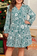 Plus Size Mini Dresses Blooming Beauty Plus Dress