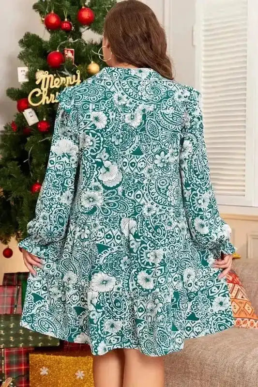 Plus Size Mini Dresses Blooming Beauty Plus Dress