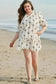 Plus Size Mini Dresses Bow Ruffle Curvy Mini Dress - Elegant and Playful
