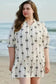 Plus Size Mini Dresses Bow Ruffle Curvy Mini Dress - Elegant and Playful