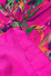 Plus Size Mini Dresses Elegant Floral Pleated Dress - Plus Size