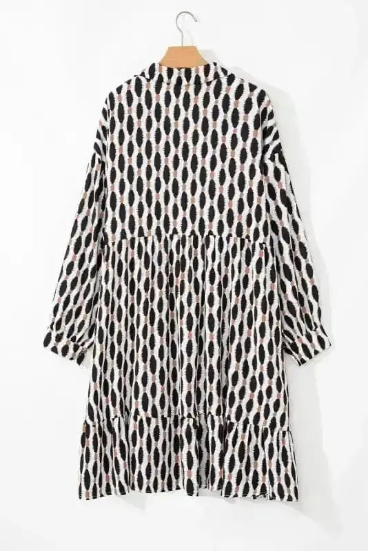 Plus Size Mini Dresses GeoVogue Plus Size Dress