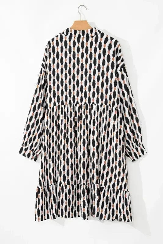 Plus Size Mini Dresses GeoVogue Plus Size Dress