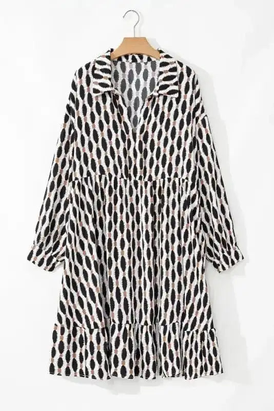 Plus Size Mini Dresses GeoVogue Plus Size Dress
