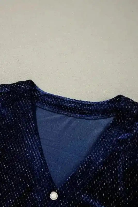 Plus Size Mini Dresses Luxe Velvet Layers Mini Dress