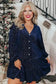 Plus Size Mini Dresses Luxe Velvet Layers Mini Dress