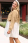 Plus Size Mini Dresses Ruffled Apricot Chic Dress - Plus Size