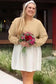 Plus Size Mini Dresses Ruffled Apricot Chic Dress - Plus Size