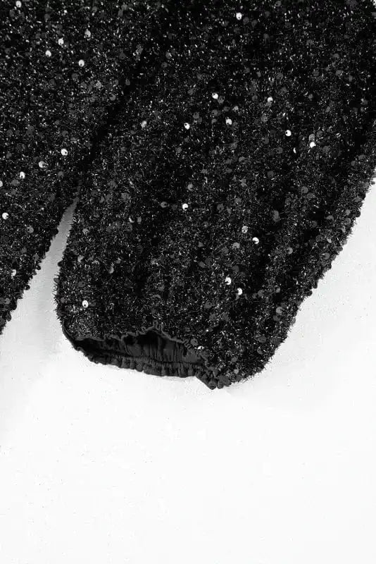 Plus Size Mini Dresses Sequin Elegance Plus Dress