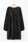 Plus Size Mini Dresses Sequin Elegance Plus Dress