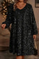 Plus Size Mini Dresses Sequin Elegance Plus Dress