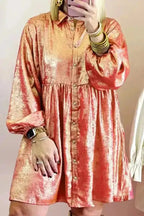 Plus Size Mini Dresses Shimmering Velvet Plus Mini Dress