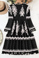 Plus Size Mini Dresses Western Bloom Fringe Dress