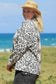 Plus Size Outerwear Plaid & Leopard Fusion Shacket