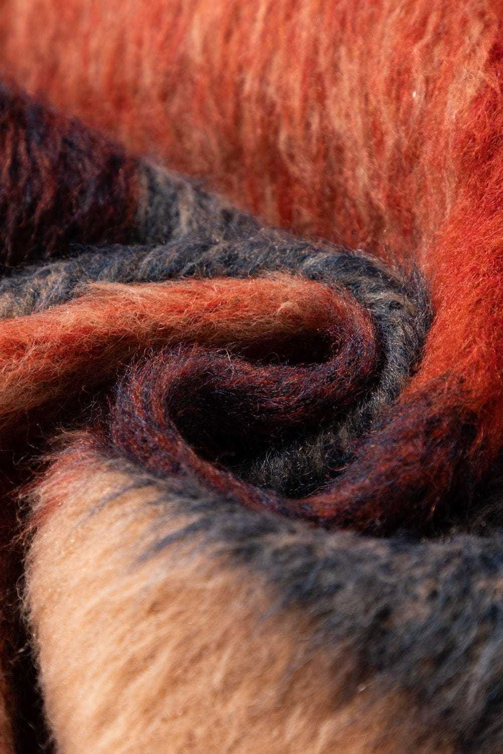 Plus Size Outerwear Rustic Charm Plaid Fleece Jacket