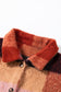 Plus Size Outerwear Rustic Charm Plaid Fleece Jacket