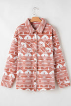 Plus Size Outerwear Urban Edge Aztec Shacket