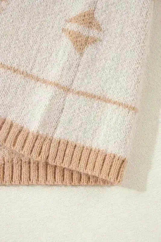 Plus Size Sweaters Aztec Charm Plus Size Sweater