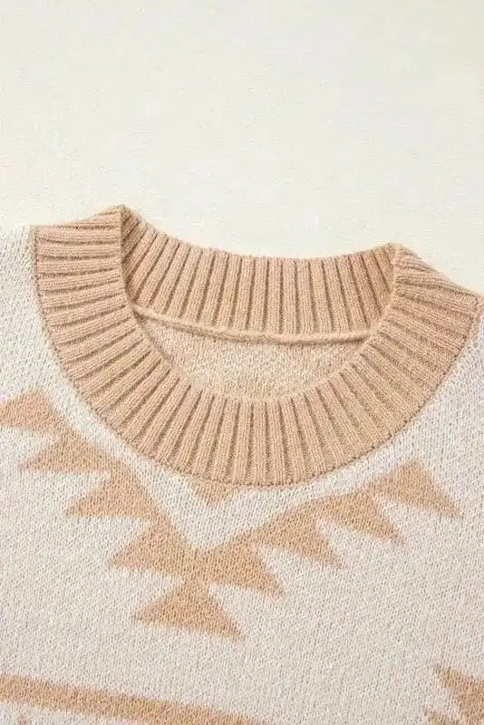 Plus Size Sweaters Aztec Charm Plus Size Sweater