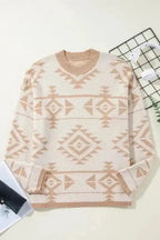 Plus Size Sweaters Aztec Charm Plus Size Sweater