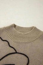 Plus Size Sweaters BlossomPlus High Neck Sweater