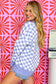 Plus Size Sweaters Cozy Checkmate - Plus Size Purple Checkered Sweater