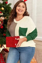 Plus Size Sweaters CozyBlock Plus Size Cable Knit Sweater