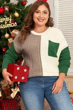 Plus Size Sweaters CozyBlock Plus Size Cable Knit Sweater