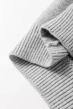 Plus Size Sweaters CozyBloom Plus Size Floral Half-Zip Sweater