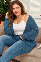Plus Size Sweaters CozyComfort Plus Size Open Knit Cardigan