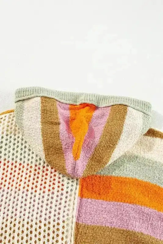 Plus Size Sweaters Hooded Harmony Pointelle Sweater