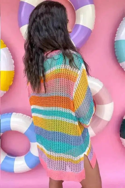 Plus Size Sweaters Open Knit Plus Sweater