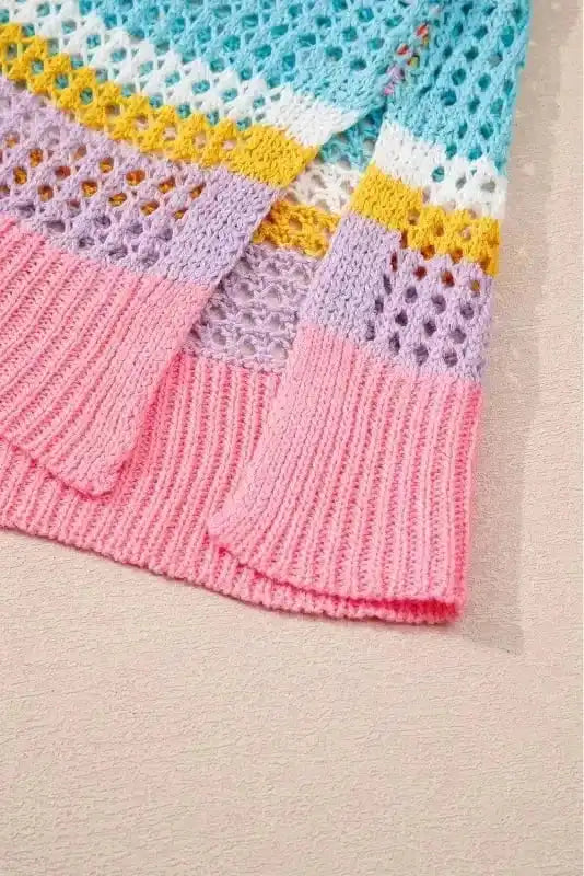 Plus Size Sweaters Open Knit Plus Sweater