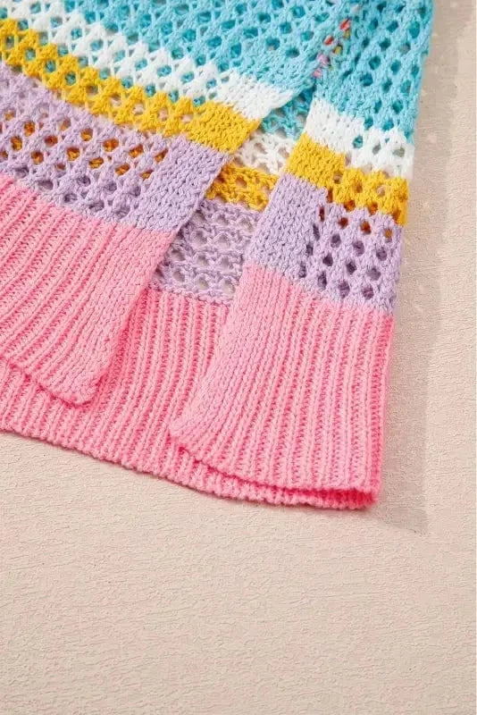 Plus Size Sweaters Open Knit Plus Sweater
